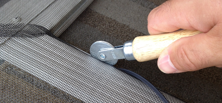 metal screen door repair in Whittier