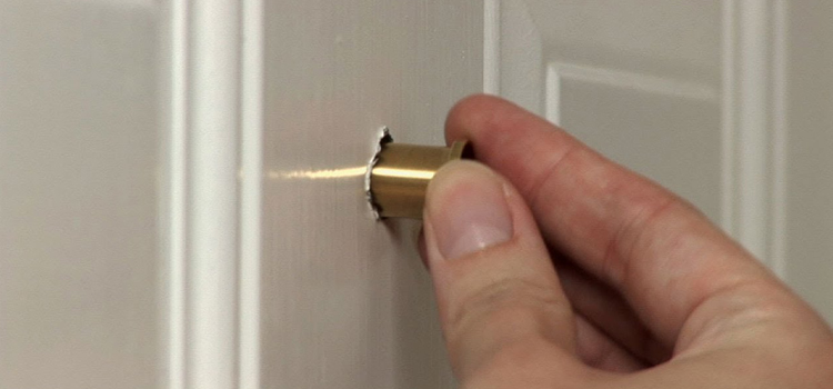 peephole door repair in Whittier