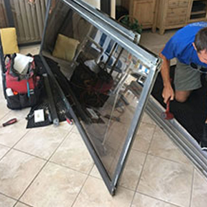 sliding glass door frame repair Whittier